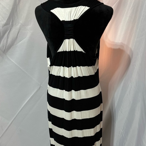 Calvin Klein Black & White Cover Up Maxi Dress Size L/XL - Picture 10 of 16
